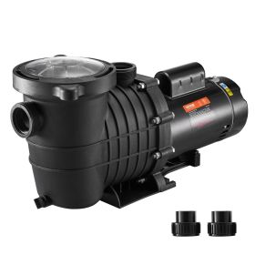 VEVOR Pool Pump 1.5HP 230V, Variable Dual Speed Pumps 1100W for Above Ground Pool, Powerful Self-priming Pump w/ Strainer Filter Basket