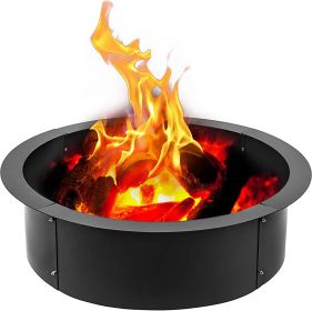 VEVOR Fire Pit Ring 45-Inch Outer/39-Inch Inner Diameter, 3.0mm Thick Heavy Duty Solid Steel