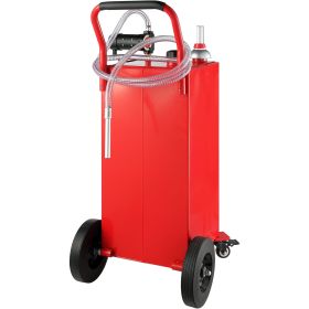 VEVOR 30 Gallon Fuel Caddy, 23.5 L/min, 180W Portable Storage Tank Container with Electric Pump Wheels