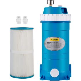 VEVOR Pool Cartridge Filter, 50Sq. Ft Filter Area Inground Pool Filter, Above Ground Swimming Pool Cartridge Filter System w/Polyester Cartridge