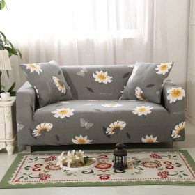 Printed Sofa Cushion Sofa Cover Sofa Cover (Option: U-2 seater)